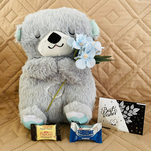 Peluche Nutria Respira Con Control Plomo