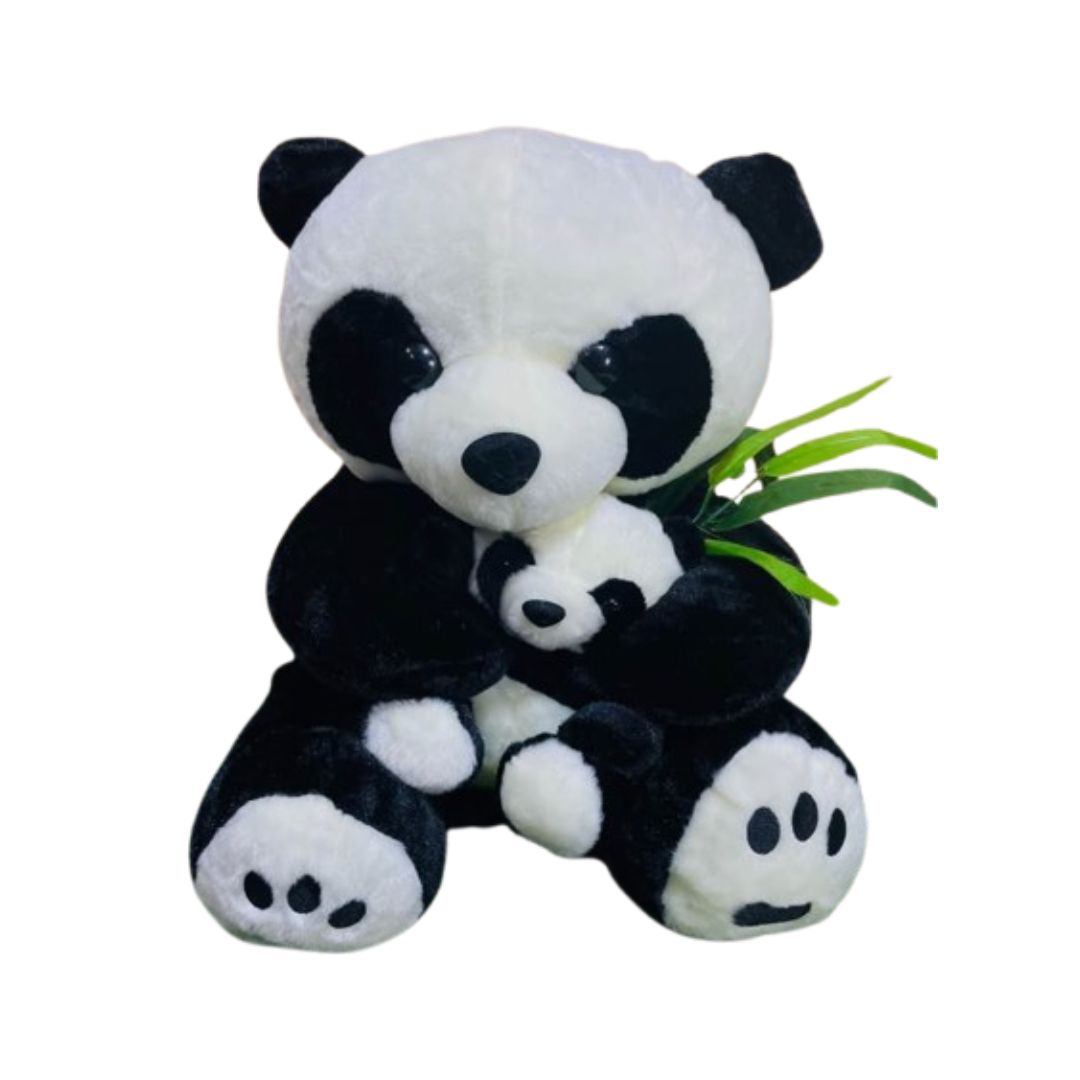 Peluche Panda Con Su Bebe Panda